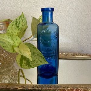 Antique Cobalt Blue Medicine Bottle